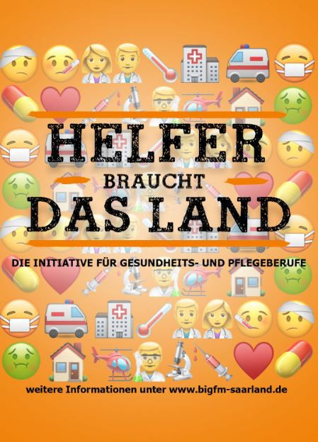 Helfer braucht das Land